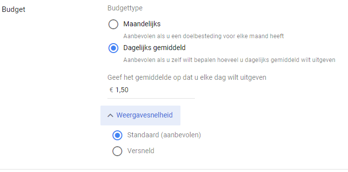 versnelde weergave google