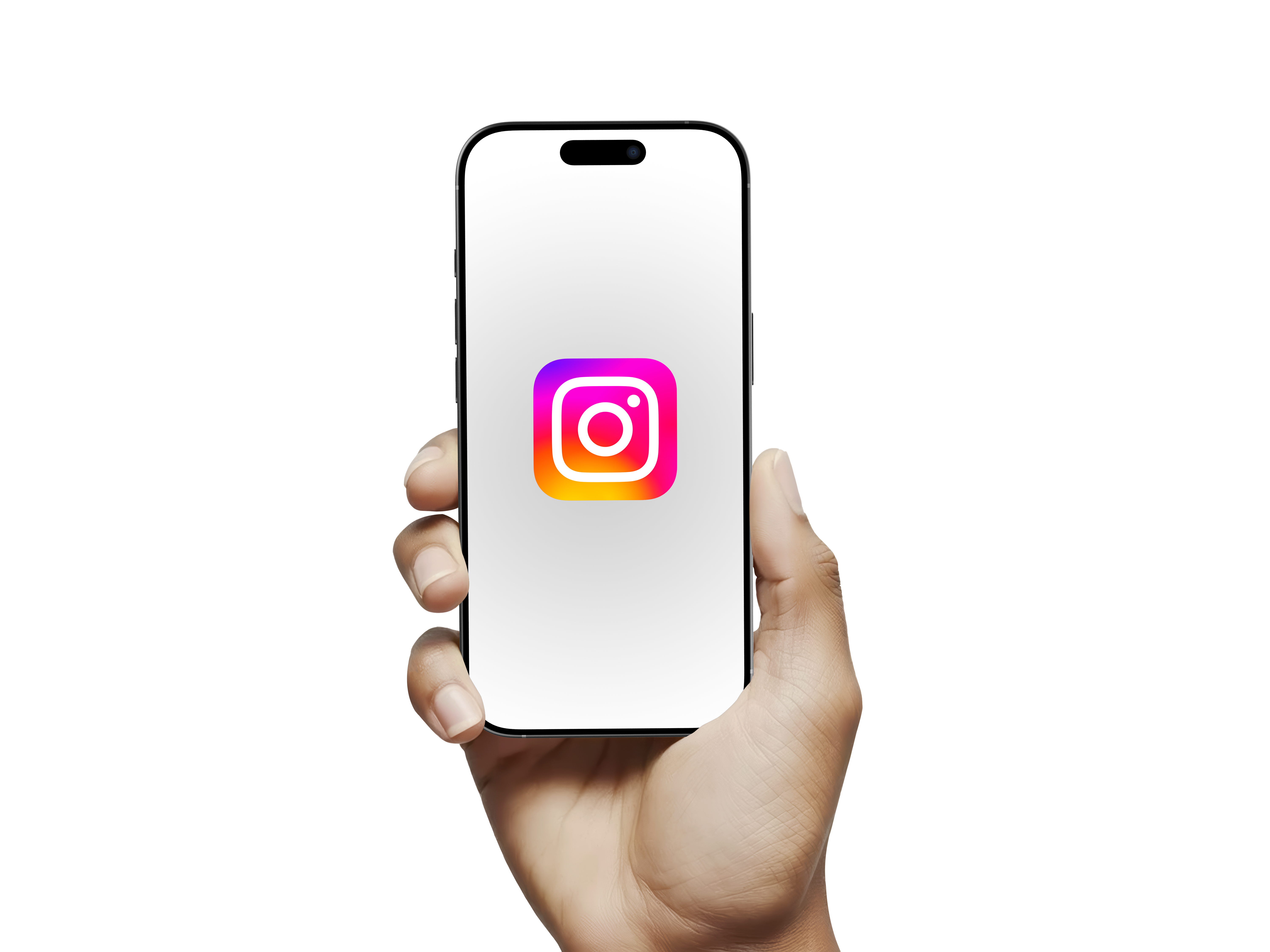 instagram hand mockup